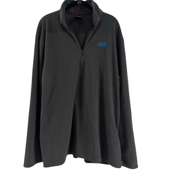 The North Face Men’s Long Sleeve Half Zip Pullover Gray Size XL - Picture 1 of 8